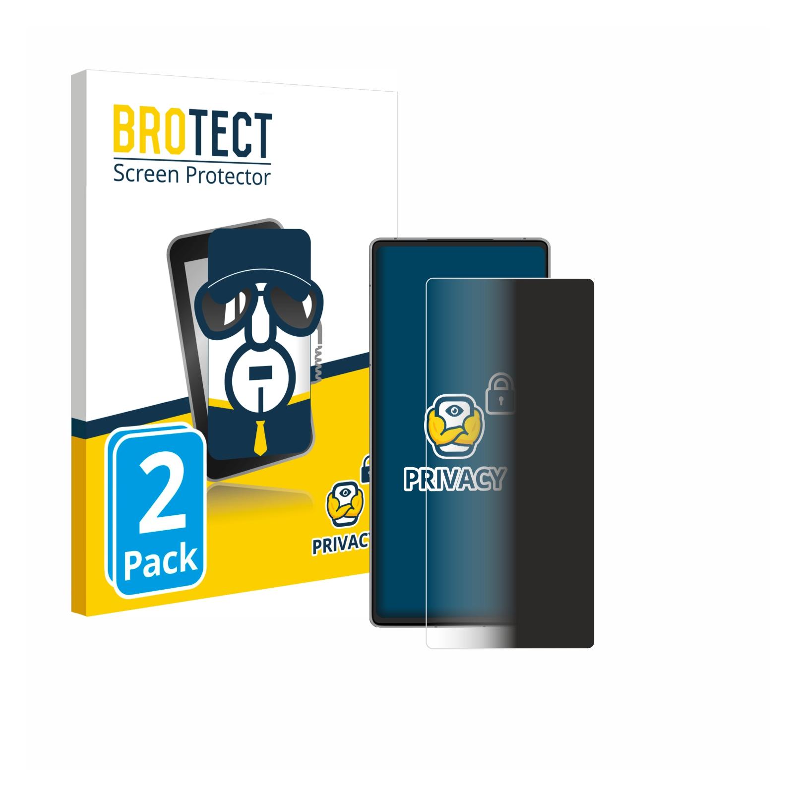 Brotect Sichtschutzfolie Anti-Spy Privacy Folie Blaulicht-Schutz (2 Stk., Nubia Red Magic) (4359209)