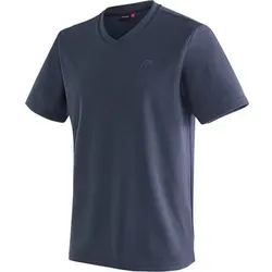 MAIER SPORTS Herren Shirt Wali He-Shirt 1/2 Arm, Größe L in Blau Blau