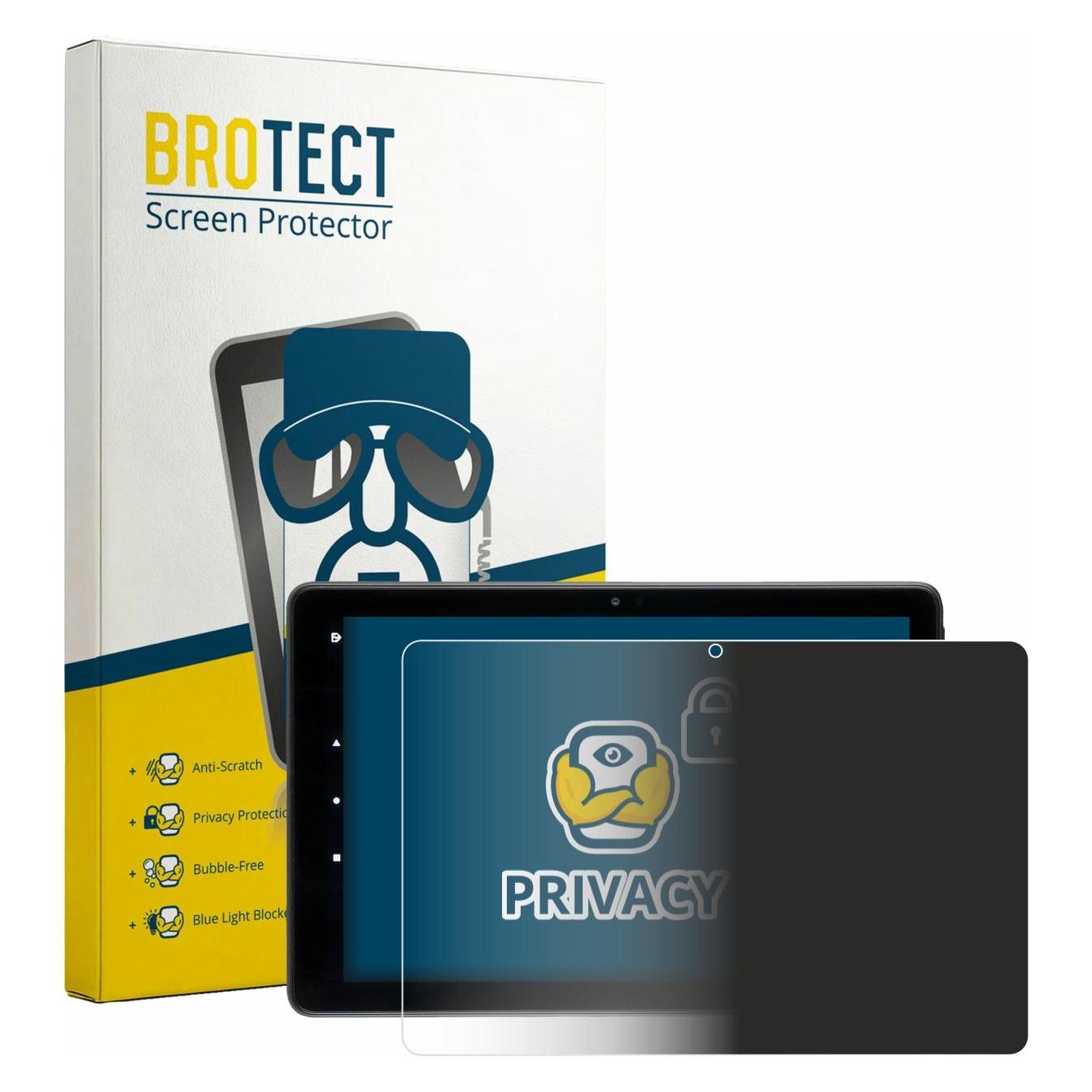 Brotect Sichtschutzfolie für Amazon Fire HD 10 2021 (11. Gen.) (im Querformat) Anti-Spy Privacy Folie (1 Stk., Amazon Fire HD 10 2021) (6063369)