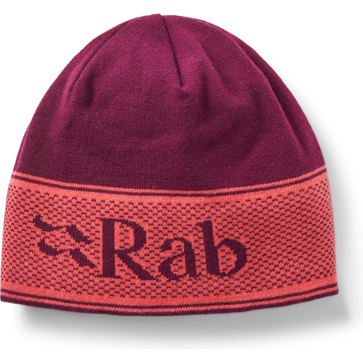 Rab Logo Band Beanie mulberry/hibiscus (MLH) OS QAB-70-MLH-ONE