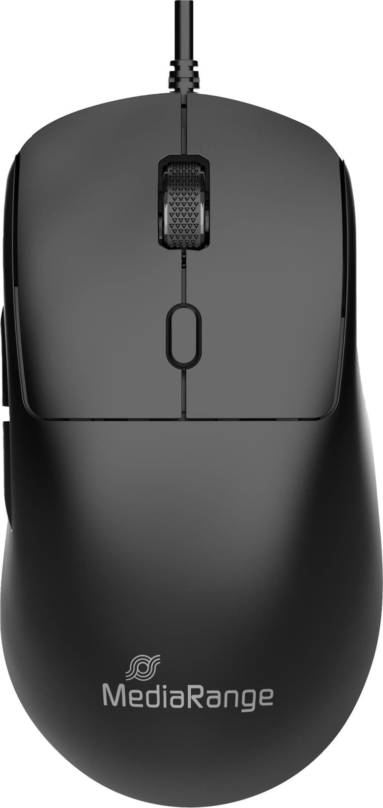 MediaRange MROS271 Bedrade USB-C Muis met 6 Knoppen, 800-2400 DPI, Zwart