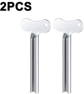 Uplift Treasures Stainless Steel Toothpaste Tube Squeezer 2pcs