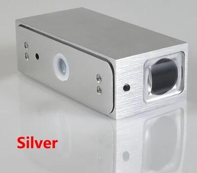 Inspire Curations Silver Aluminum 6W Up And Down LED Wall Sconce IP65 Waterproof Outdoor Porch Light silver Body Nature White 4000k