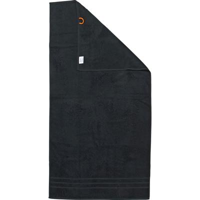 Duschtuch DONE. "Daily Uni", schwarz, B:70cm L:140cm, Walkfrottier, Obermaterial: 100% Baumwolle, Handtücher, Uni Farben, saugfähiges Walkfrottier