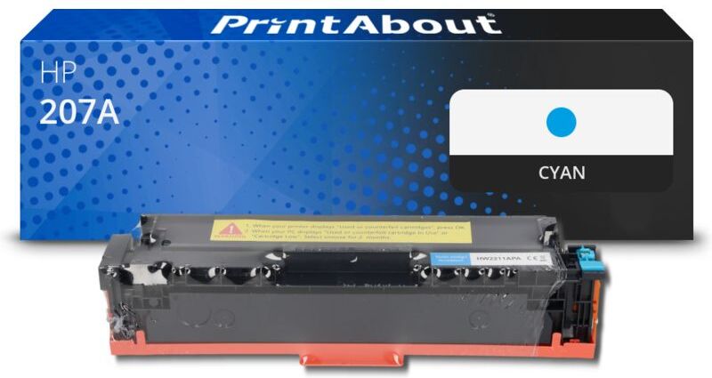 PrintAbout Toner compatible HP 207A (W2211A) - Cyan Cyan
