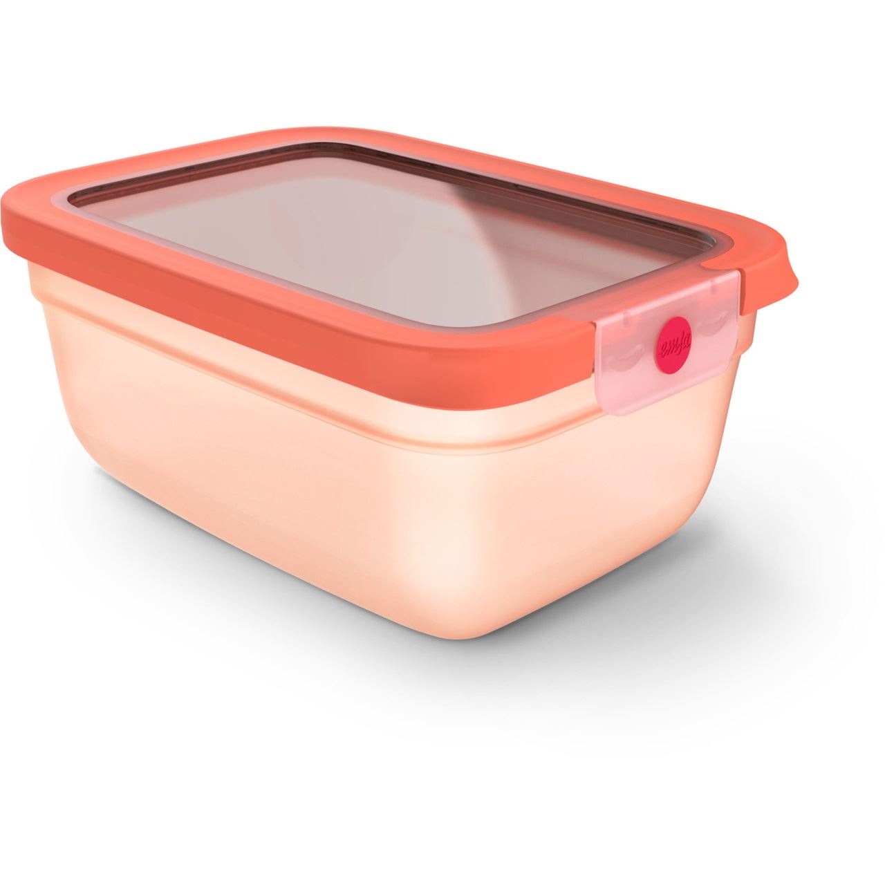 emsa Frischhaltedose ONECLICK 9,4 cm hoch orange 1,5 l, 1 St.