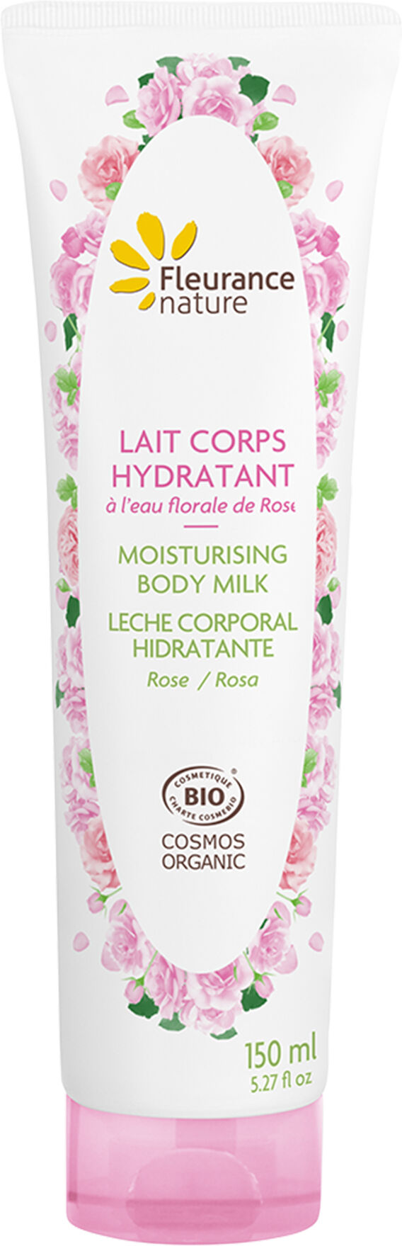 Fleurance Nature Leche Hidratante Para el Cuerpo con Rosa 150 ml