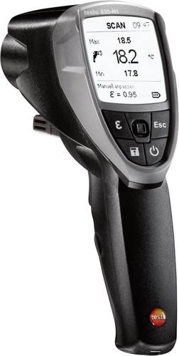 Testo 835-H1 Infrarot-Thermometer Optik 50:1 -30 - +600°C Kontaktmessung