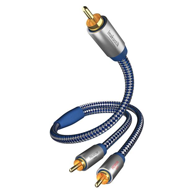 Inakustik Premium Y-Subwoofer-Kabel (3 m, Cinch Kabel) (0040803)