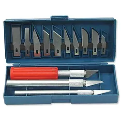 Präzisionsmesser-Set, 3 Messer mit 13 Klingen