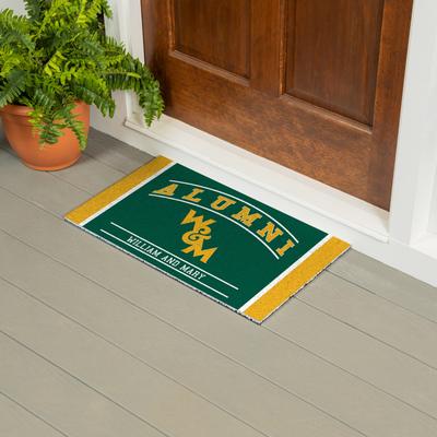 Evergreen 28 in. x 16 in. William & Mary Alumni Full Color PVC Door Mat