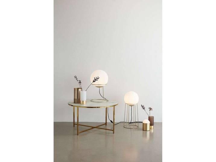Balance Tischleuchte Small Brass - Hübsch - Wohnzimmer - Metall