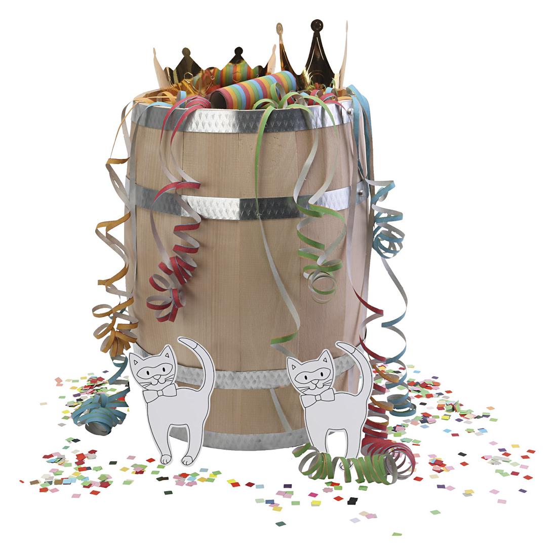 Creativ Company Carnival Barrel with Decorations (1 Stk.) (5706232634352)