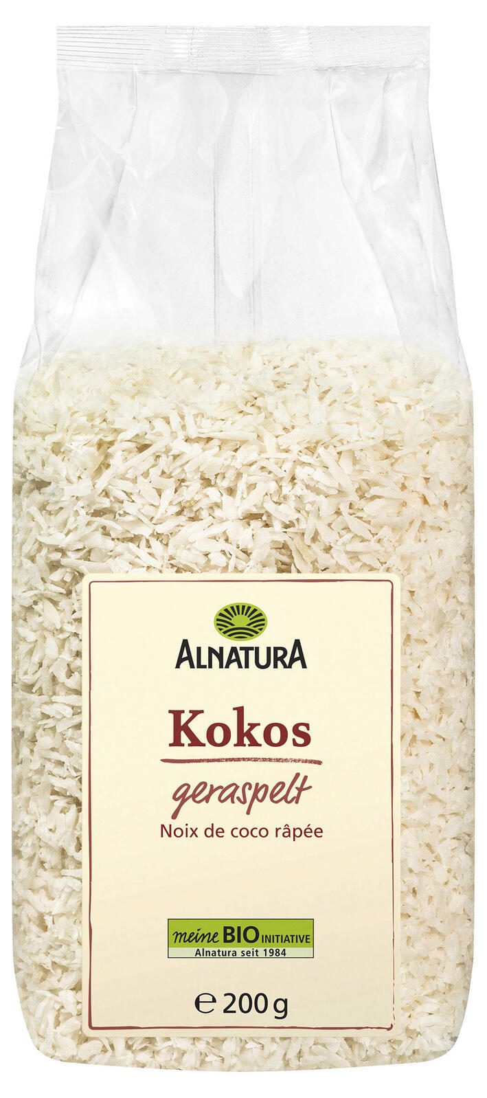 ALNATURA Kokos geraspelt 200,0 g 2970603009