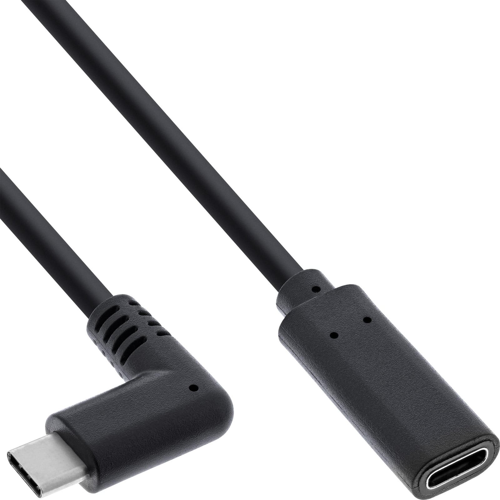 InLine USB-C naar USB-C kabel, USB 3.2 Gen 2, 10 Gbit/s, 0,5 m, Zwart