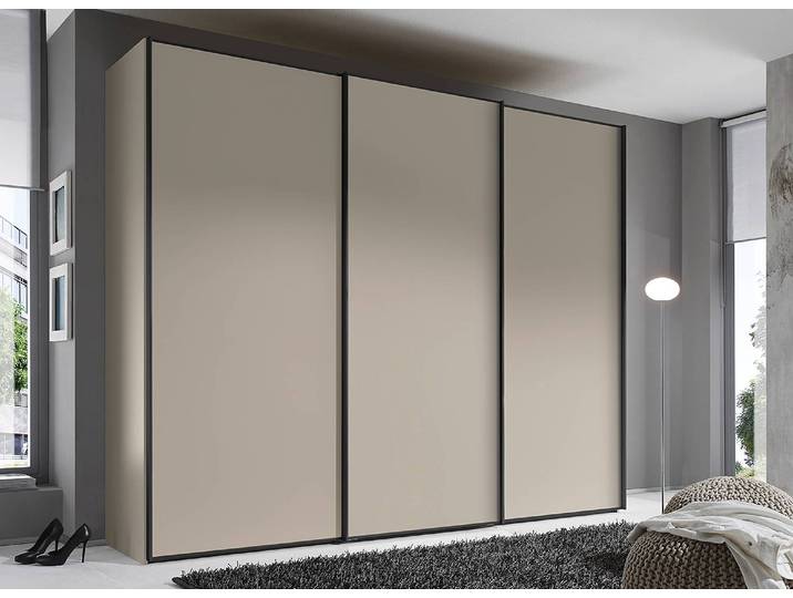 Schwebetürenschrank Sinfonie Plus Typ A 280 x 240cm Beige/Sand Premium Grau