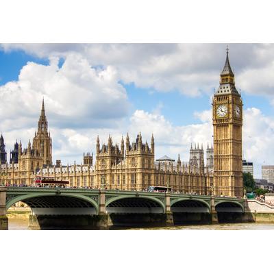 Fototapete PAPERMOON "Big Ben", bunt, B:2,5m L:1,86m, Vlies, Tapeten