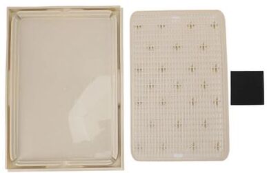 Uplift Treasures Double Layer Cat Litter Catcher Mat khaki