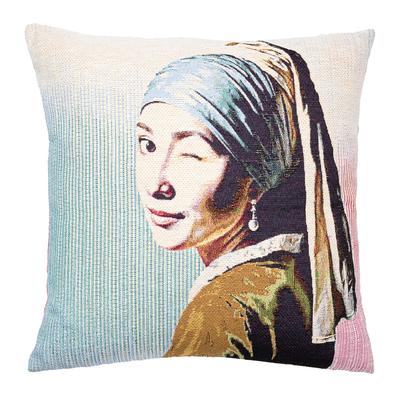 Dekokissen PAD "LEGEND", pearl, gemustert, B:45cm L:45cm, Baumwolle, Polyester, Dekokissen_Sitzkissen_Kissenhüllen, Die Legenden deiner Couch