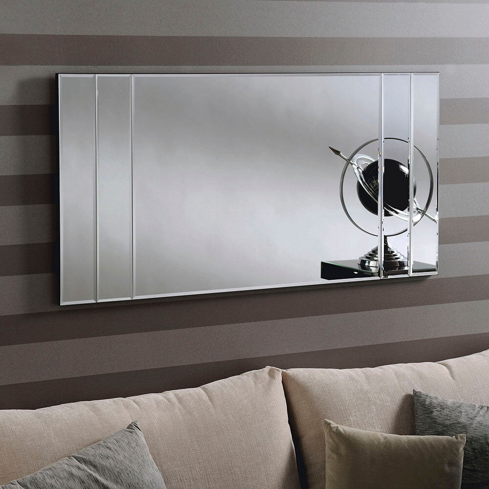 Metro Dahlin Mirror Silver 60.96cm H X 121.92cm W X 2cm D