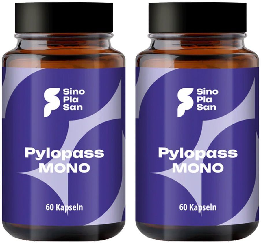 SinoPlaSan Pylopass Mono 200 mg bei Helicobacter pylori Kaps. 2x 2x60 St Kapseln