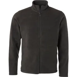 James & Nicholson Fleece Jacke, dark grey, M