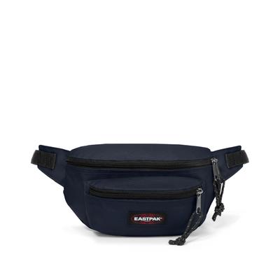 Bauchtasche EASTPAK "DOGGY BAG", Damen, Gr. B/H/T: 27cm x 18cm x 9cm, blau, Polyamid, Taschen, Umhängetasche, Crossboday Bag mit Zwei-Wege Reißverschluss