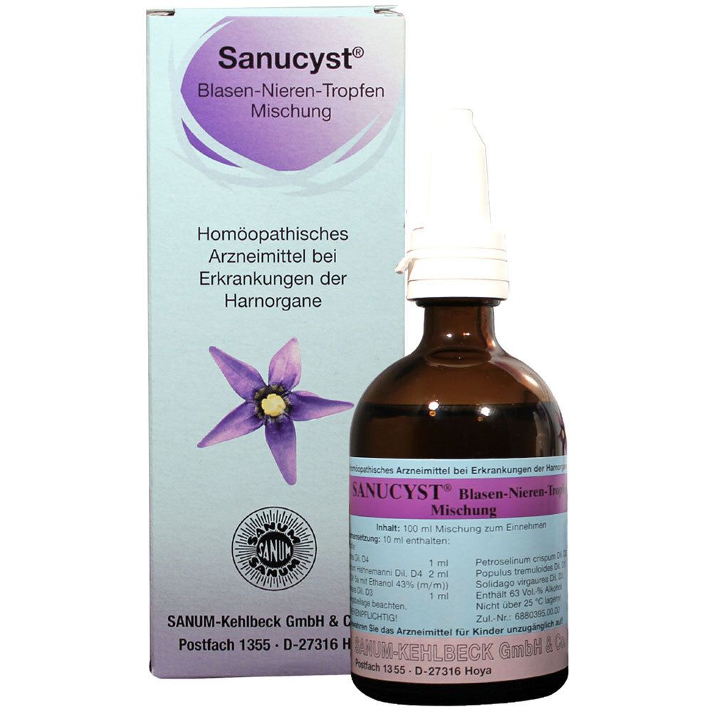 Sanucyst Blasen-Nieren-Tropfen 100 ml Tropfen zum Einnehmen
