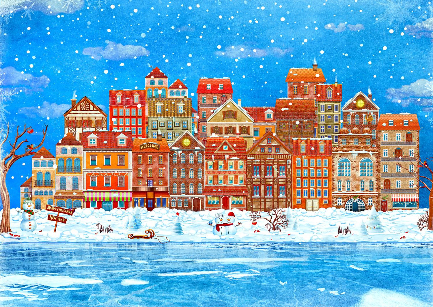 ENJOY Puzzel Kerstmis 1000 stukjes