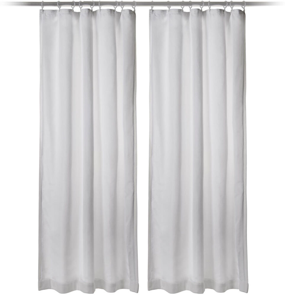 Symple Stuff Alyisa Pencil Pleat Room Darkening Thermal Curtains White 223 W x 177 D cm
