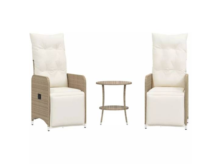 VidaXL - Outdoor relaxsessel poly-rattan, One Size, Beige