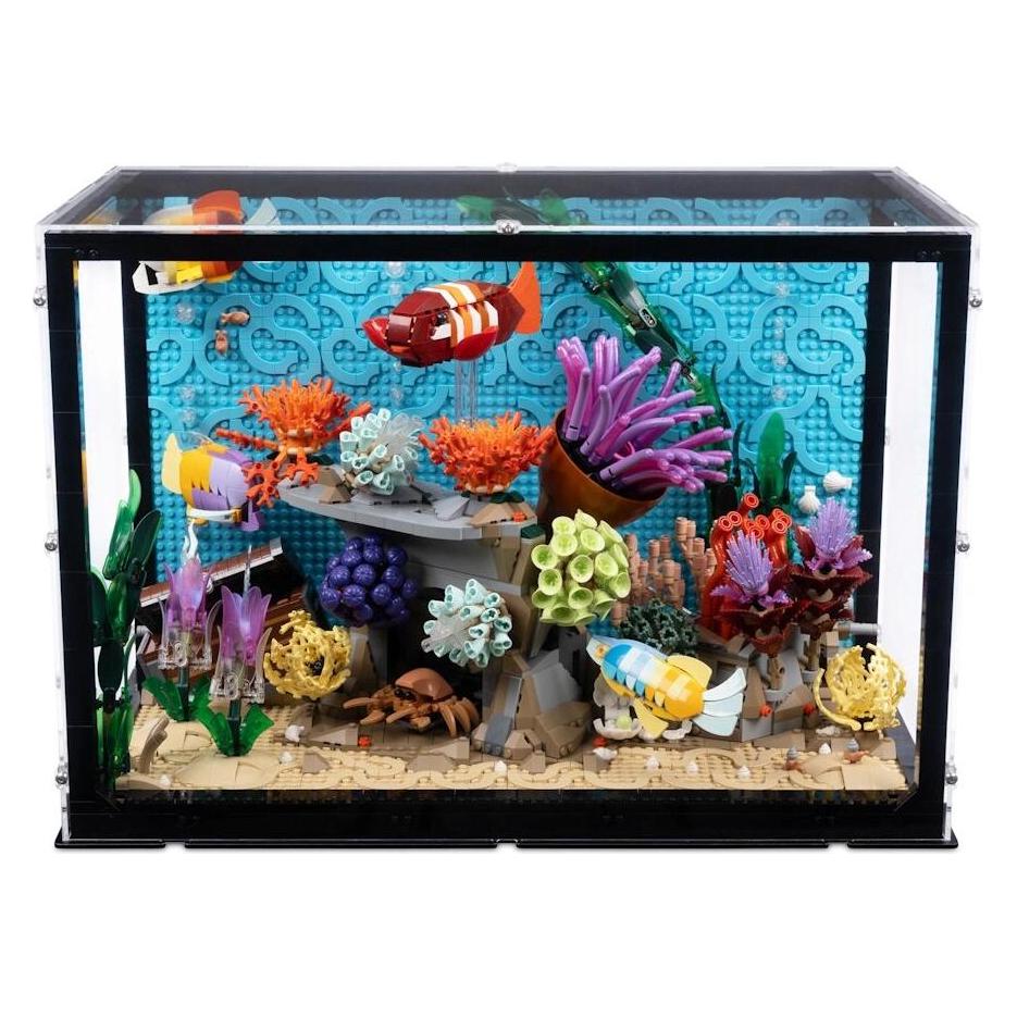 iDisplayit Acryl-Display für LEGO 10366 Tropisches Aquarium (EC532937NS-BLK)