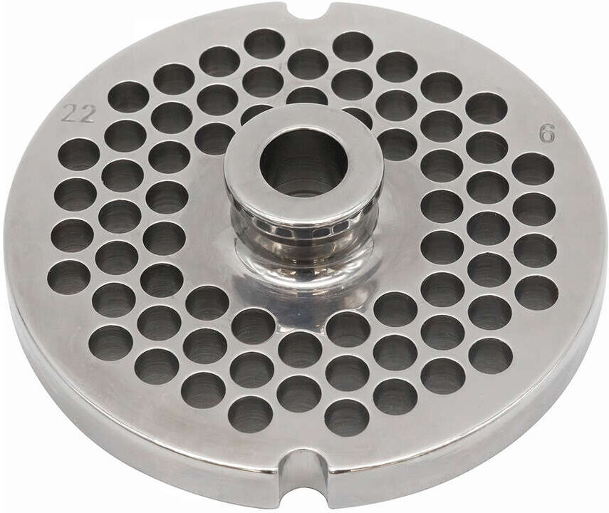 Polsinelli Piastra inox per tritacarne N.22 F6