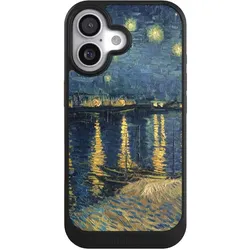Nivocase Hülle für Apple iPhone 17 Handyhülle NIVOcore Case Schwarz Kunst Malerei (Apple iPhone 17), Smartphone Hülle, Schwarz
