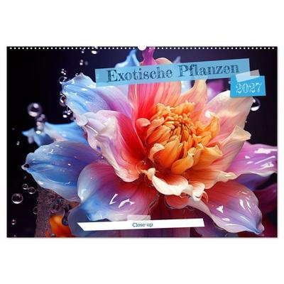 Exotische Pflanzen Close-up (Wandkalender 2027 DIN A2 quer), CALVENDO Monatskalender