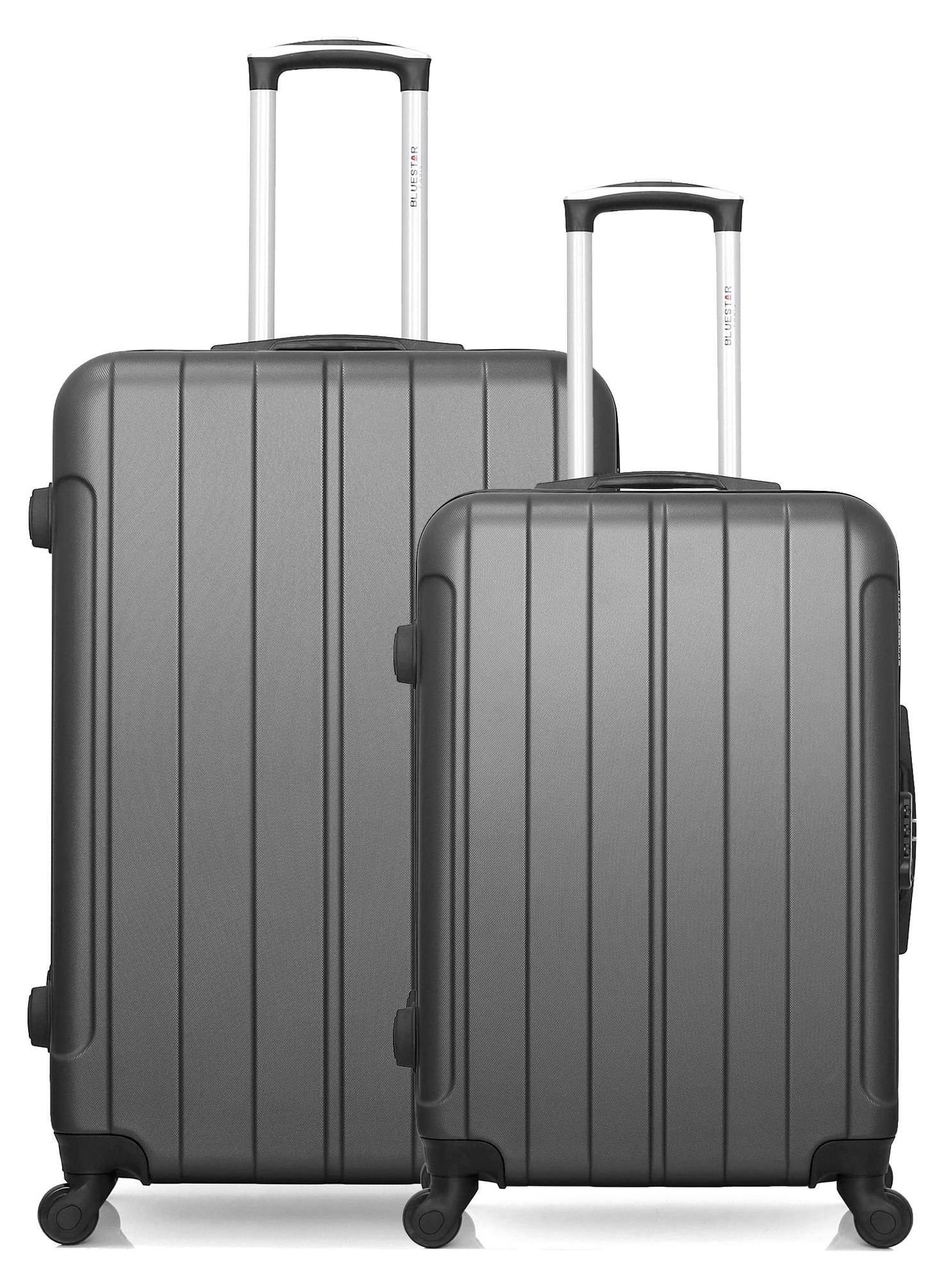 BLUESTAR - 2er-Set aus einem großen Koffer und einem Wochenendkoffer NAPOLI -