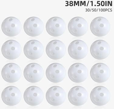 Inspired Living SilentJoy Pet Squeaker Balls & DIY Rattle Bell Beads For Plush Toys, Baby Crafts & Dog Toy Repair rattle Ball 38mm 100pcs