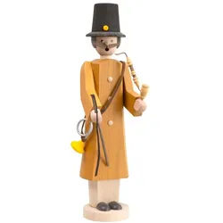 Seiffener Volkskunst Räucherfigur Generalpostmeister Größe 32 cm