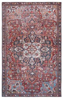 SAFAVIEH Tucson Machine Washable Slip Resistant Zvezda Oriental Rug