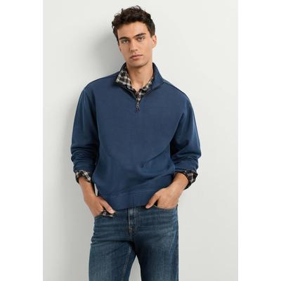 Strickpullover PEPE JEANS "Strickjacke JACQUES", Herren, Gr. XS, blau (dulwich blau), 100% Baumwolle, Pullover Strickpullover