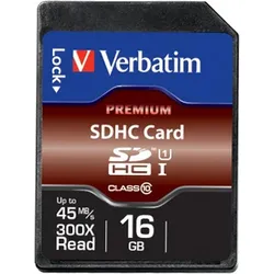 Verbatim SDHC 16GB, Class 10