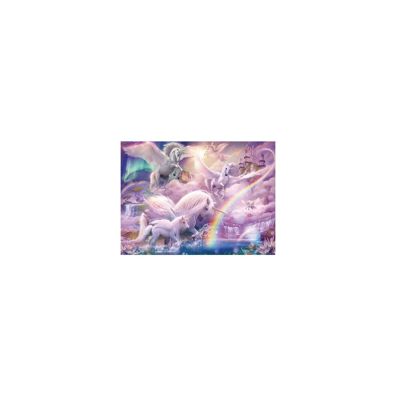 Ravensburger Pegasus en eenhoorns puzzel met feeën thema, 100 stuks, voor kinderen vanaf 6 jaar