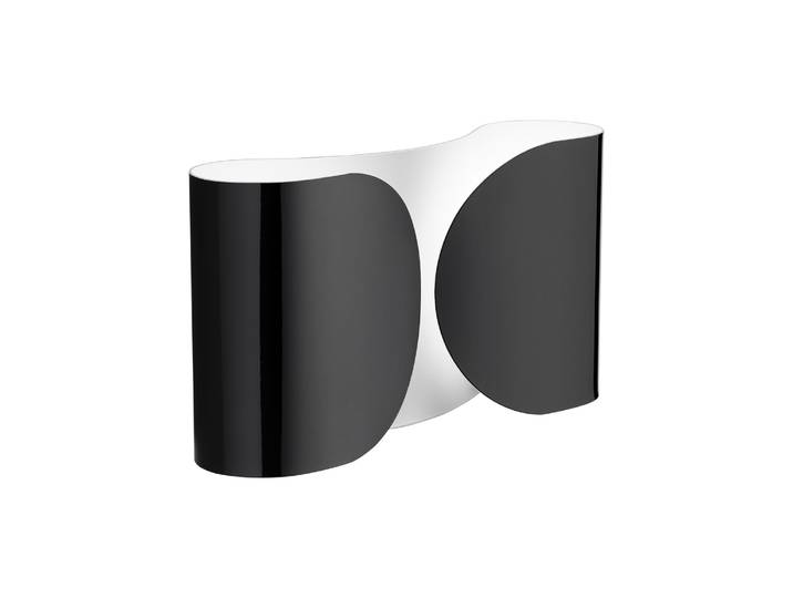 Flos - Applique Foglio - Noir - Acier - Designer Tobia Scarpa