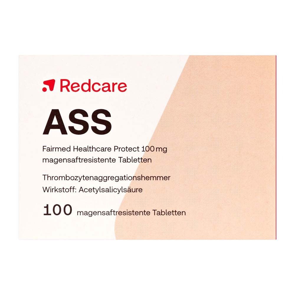 ASS Fairmed Healthcare Protect 100 mg TMR Redcare St Tabletten magensaftresistent