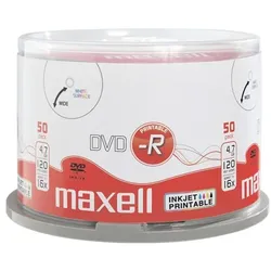 Maxell DVD-Rohlinge »DVD-R printable« mit Inkjet bedruckbar