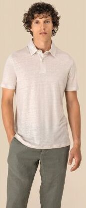 Polo uomo in lino Personalizzate o neutre Spasso
