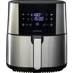 Gastronoma 18290007 Heißluft-Fritteuse 8 l 1800 W Überhitzungsschutz, mit Display, Antihaftbeschichtung, Cool-Touch-Gehäuse, BPA-frei Schwarz, Silber