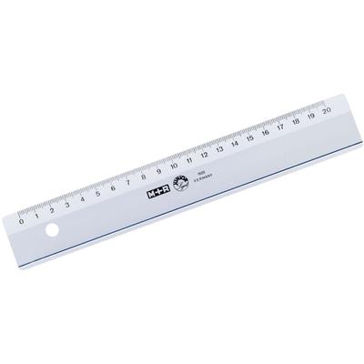 M+R Lineal breit 20cm rauchgrau Packung mit 10 Stück
