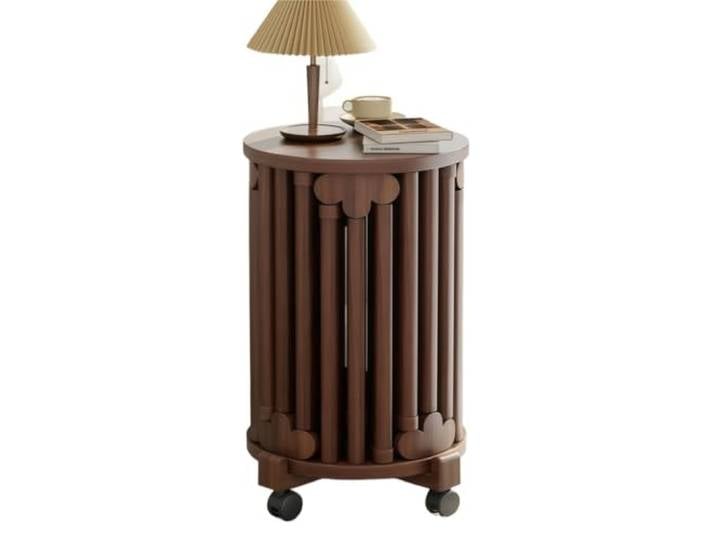 Stapelbarer Hocker aus massivem Holz, 6-in-1-Multifunktions-Esszimmerstuhl Stabil, pflegeleicht, platzsparend, langlebig(Brown)