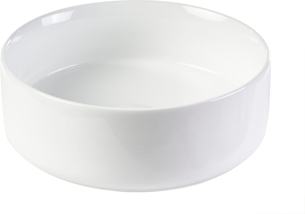 Miliboo Vasque ronde en céramique blanche D31 cm MARLI